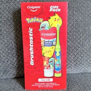 Colgate Pokémon Gift Pack - Red and Green- NWT